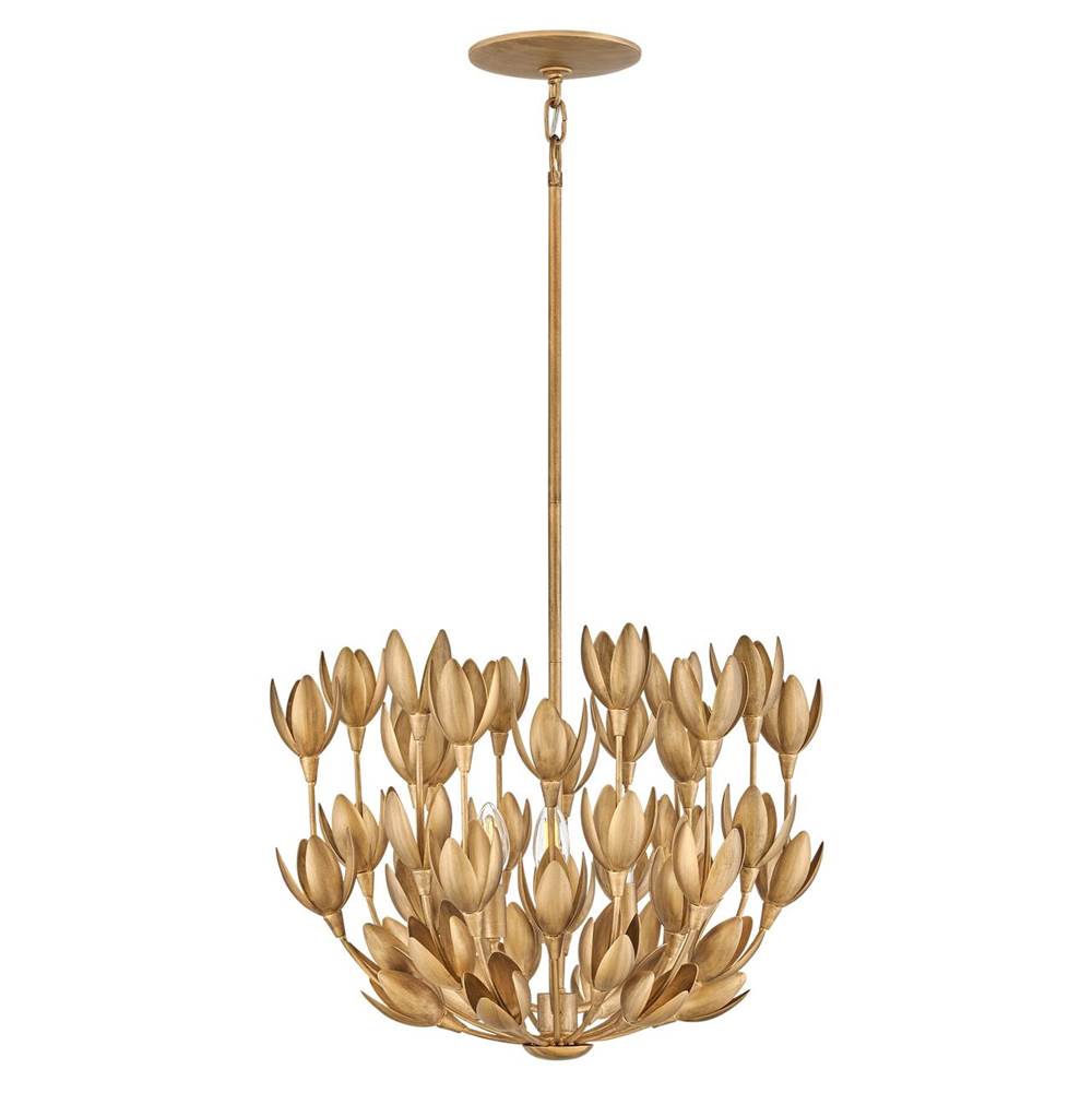 Hinkley Lighting 30011BNG Burnished Gold Medium Single Tier Pendant Image 1
