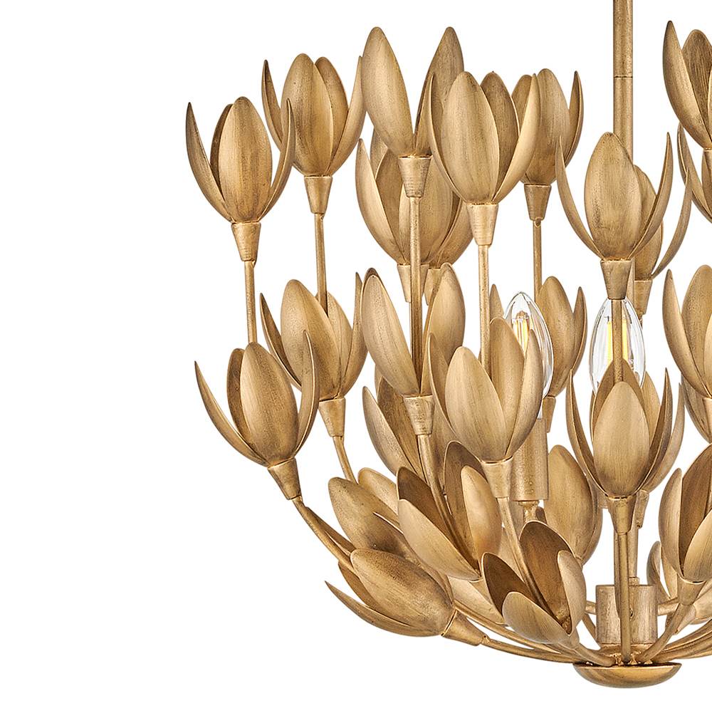 Hinkley Lighting 30011BNG Burnished Gold Medium Single Tier Pendant Image 5