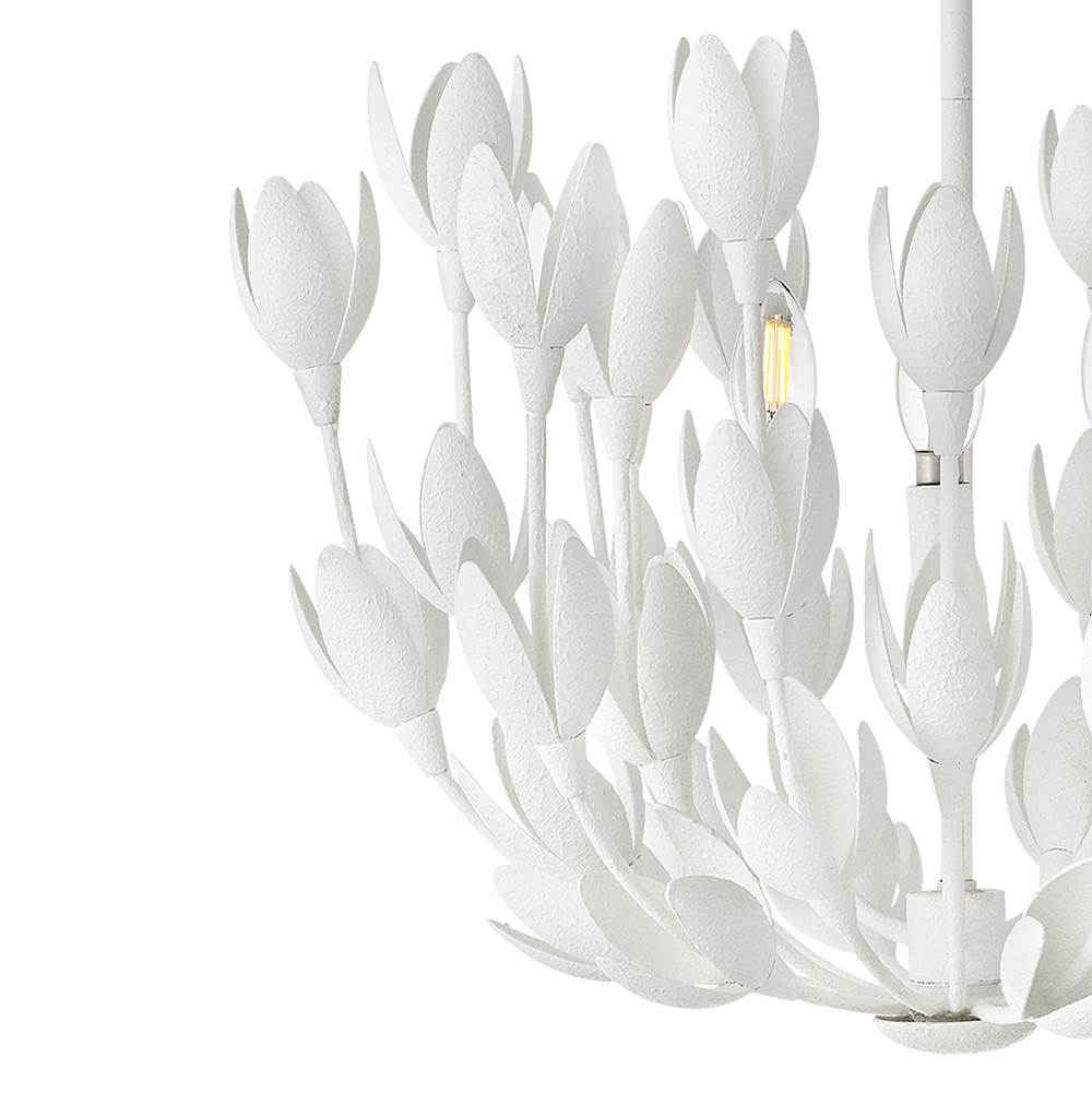 Hinkley Lighting 30011TXP Textured Plaster Medium Single Tier Pendant Image 6