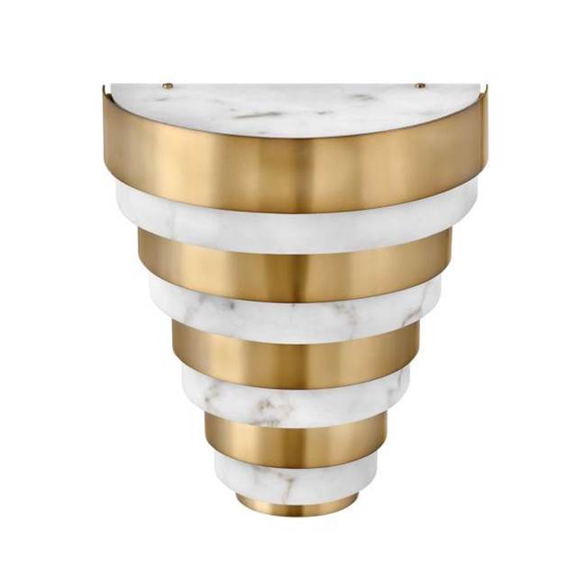 Hinkley Lighting 30180HB Heritage Brass Led Sconce Image 1