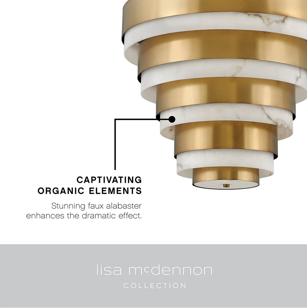 Hinkley Lighting 30188HB Heritage Brass Large Multi Tier Image 3