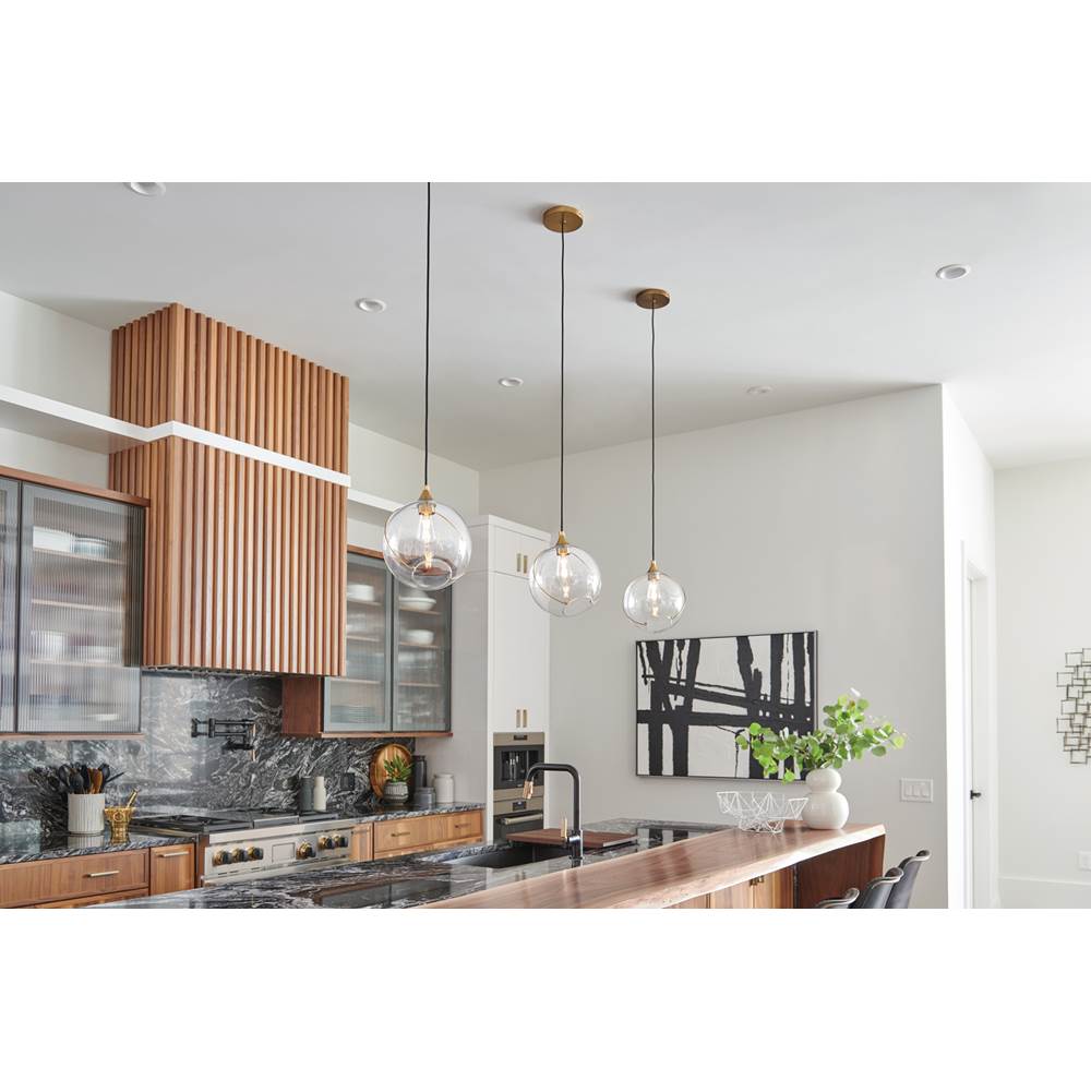 Hinkley Lighting 30303HBR Heritage Brass Small Pendant Image 4
