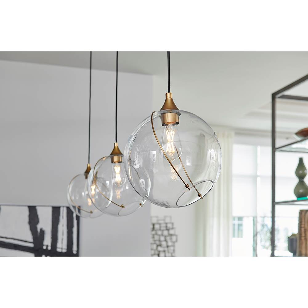 Hinkley Lighting 30303HBR Heritage Brass Small Pendant Image 3