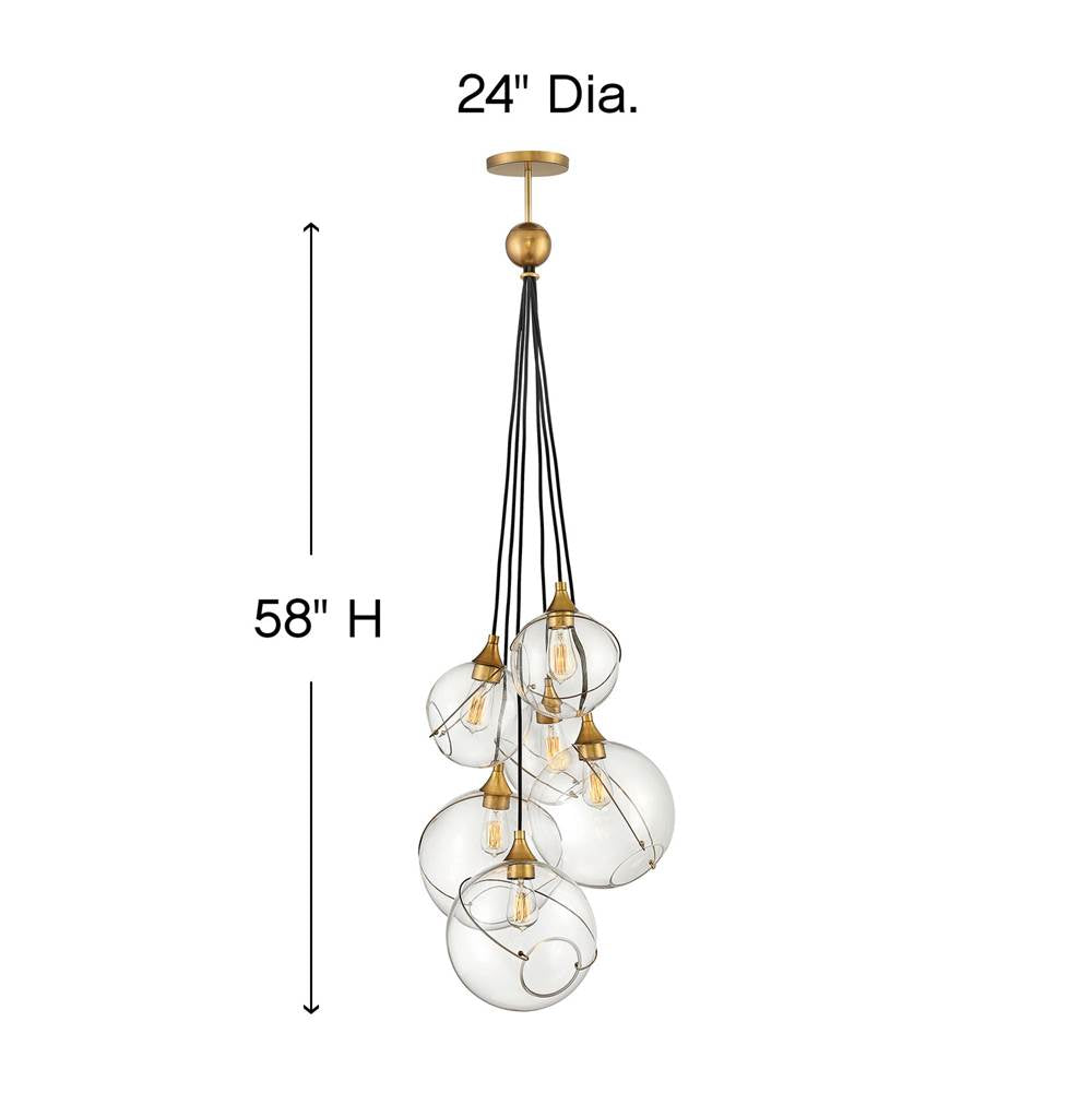 Hinkley Lighting Skye Six Light Multi Tier