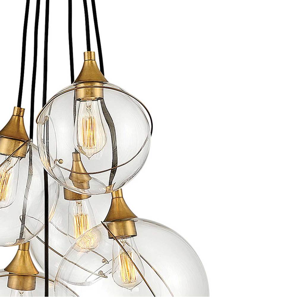 Hinkley Lighting 30306HBR Heritage Brass Six Light Multi Tier Image 6