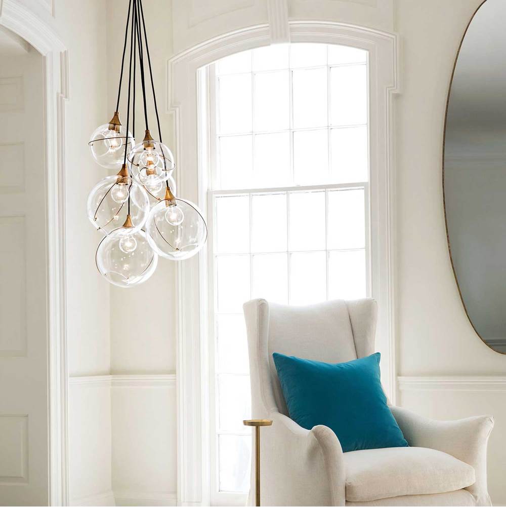 Hinkley Lighting 30306HBR Heritage Brass Six Light Multi Tier Image 4