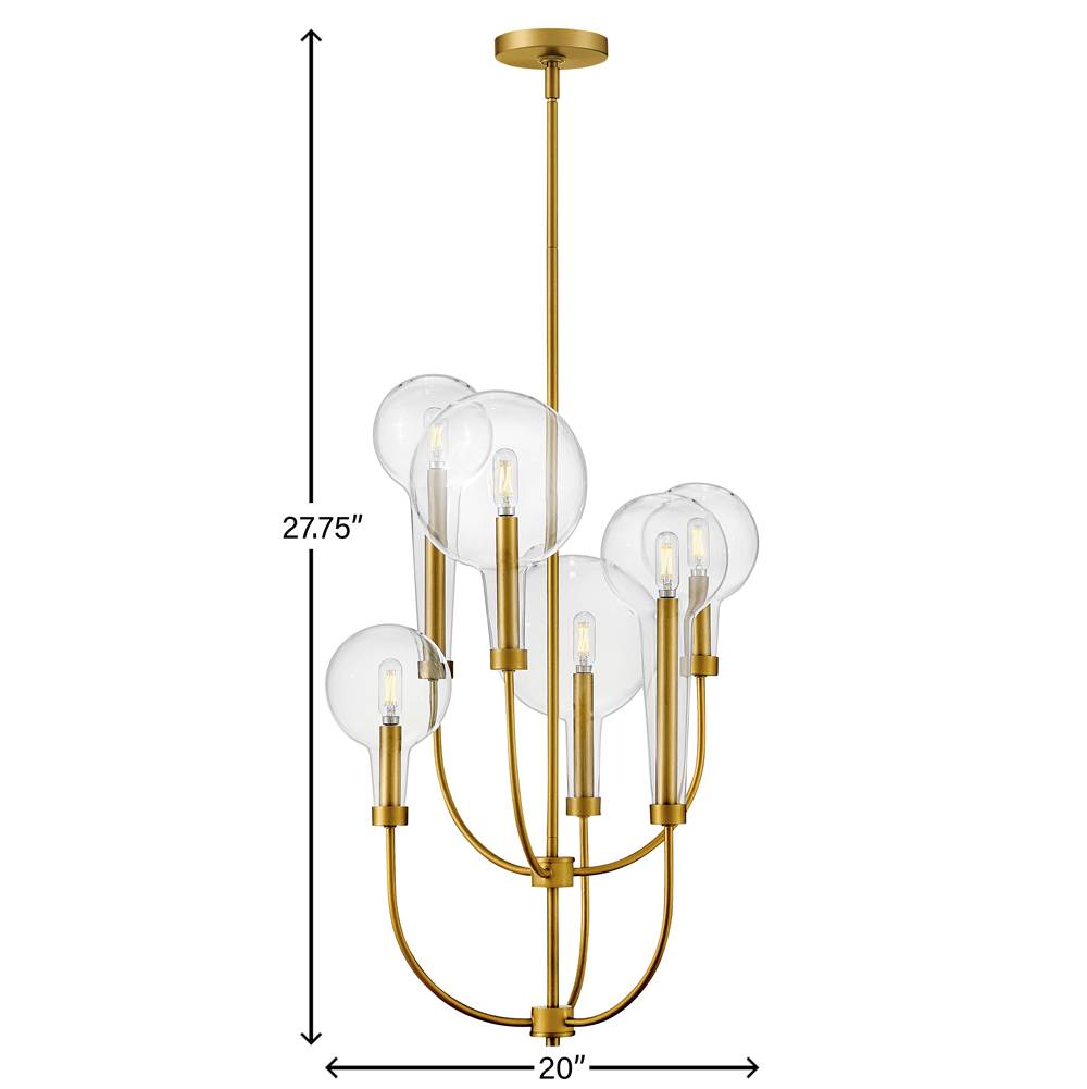 Hinkley Lighting 30525LCB Lacquered Brass Medium Multi Tier Image 4