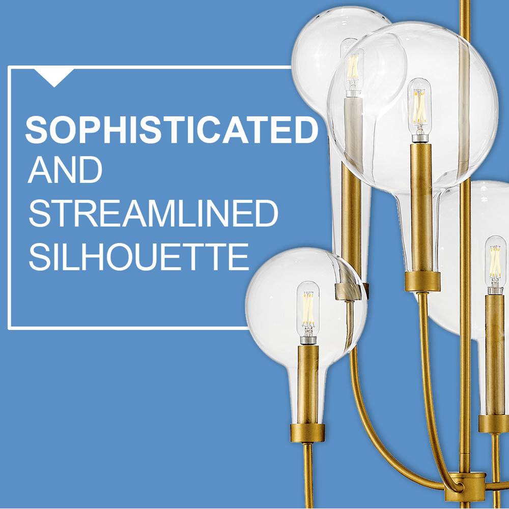 Hinkley Lighting 30525LCB Lacquered Brass Medium Multi Tier Image 2