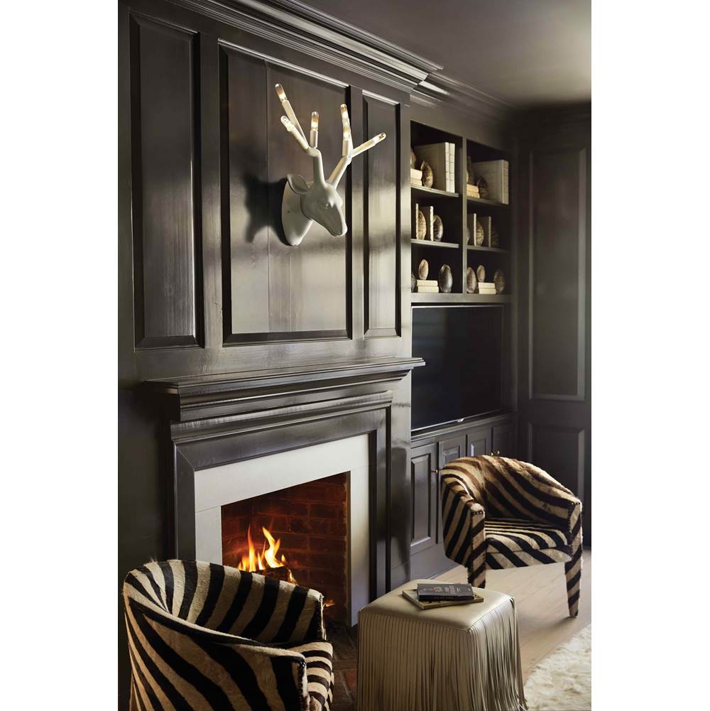 Hinkley Lighting 30602CI Chalk White Six Light Sconce Image 3