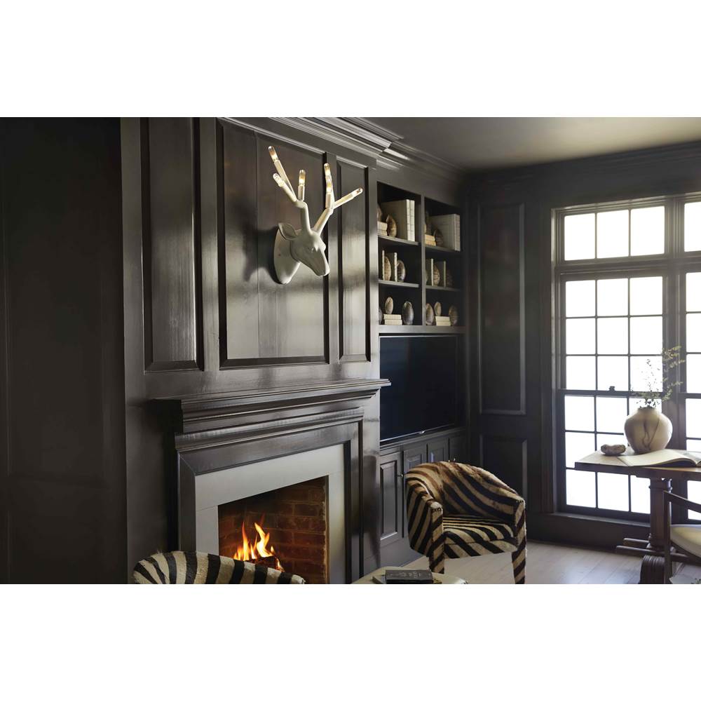 Hinkley Lighting 30602CI Chalk White Six Light Sconce Image 2