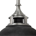 Hinkley Lighting 3122DZ Aged Zinc Small Pendant Image 6