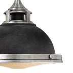 Hinkley Lighting 3122DZ Aged Zinc Small Pendant Image 4