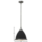 Hinkley Lighting 3126DZ Aged Zinc Medium Pendant Image 3