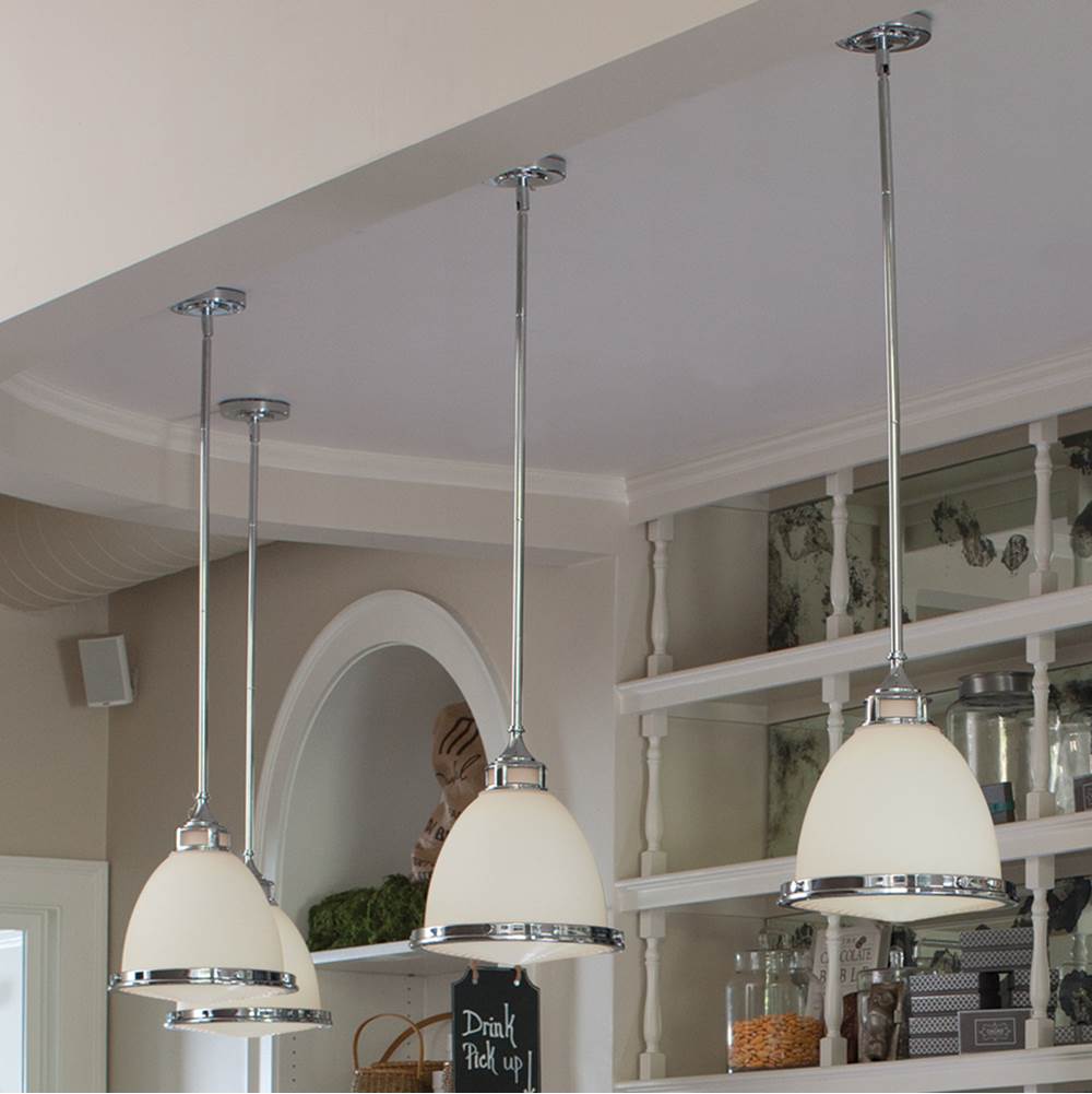 Hinkley Lighting 3126PT Polished White Medium Pendant Image 2