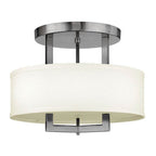 Hinkley Lighting 3200AN Antique Nickel Small Semi-flush Mount Image 1