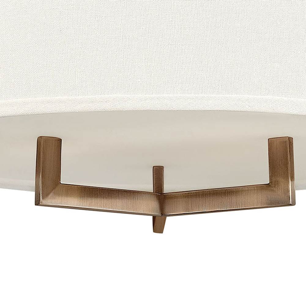Hinkley Lighting 3201BR Brushed Bronze Medium Semi-flush Mount Image 2
