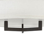 Hinkley Lighting 3201KZ Buckeye Bronze Medium Semi-flush Mount Image 2