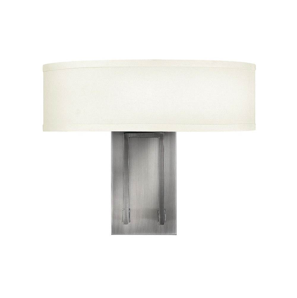 Hinkley Lighting 3202AN Antique Nickel Two Light Sconce Image 1