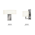 Hinkley Lighting 3202AN Antique Nickel Two Light Sconce Image 2