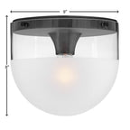Hinkley Lighting 32081BK Black Small Flush Mount Image 3