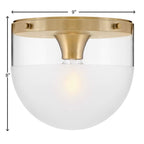 Hinkley Lighting 32081LCB Lacquered Brass Small Flush Mount Image 3