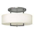 Hinkley Lighting 3211AN Antique Nickel Large Semi-flush Mount Image 1