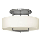 Hinkley Lighting 3211AN Antique Nickel Large Semi-flush Mount Image 1