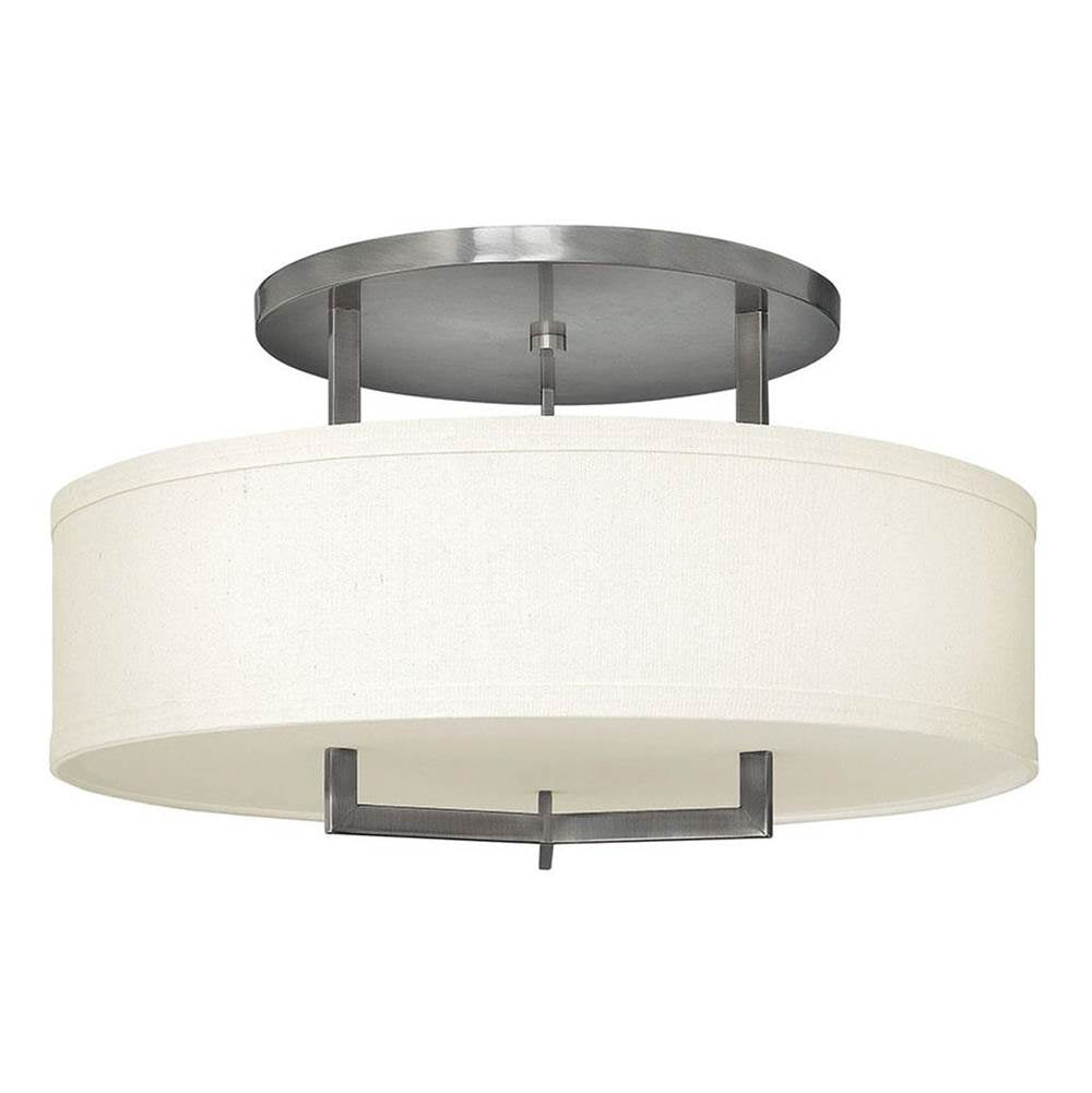 Hinkley Lighting 3211AN Antique Nickel Large Semi-flush Mount Image 1