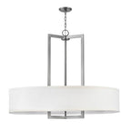 Hinkley Lighting 3219AN Antique Nickel Large Drum Pendant Image 1