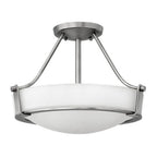 Hinkley Lighting 3220AN Antique Nickel Medium Semi-flush Mount Image 1