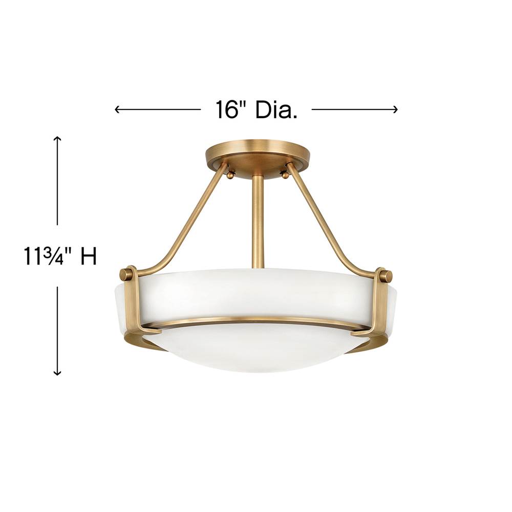 Hinkley Lighting Hathaway Medium Semi-flush Mount