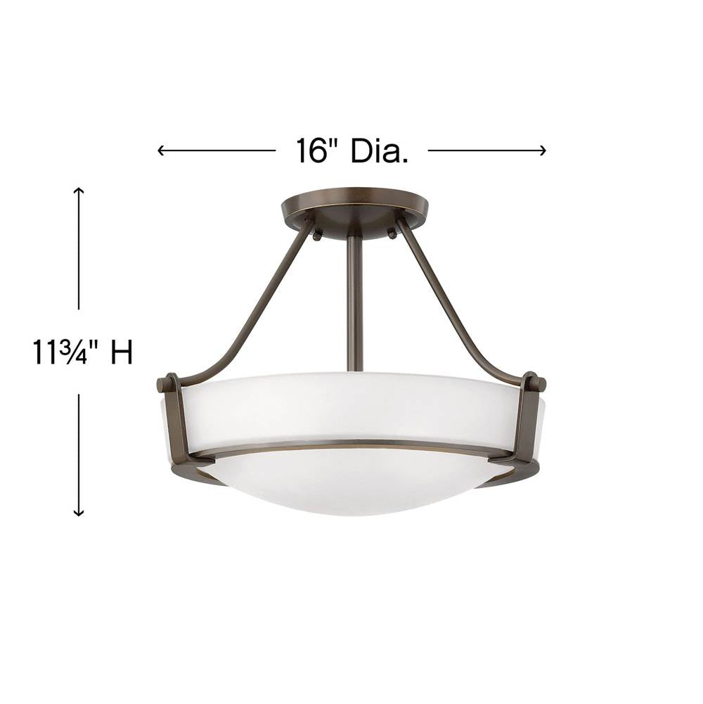 Hinkley Lighting Hathaway Medium Semi-flush Mount