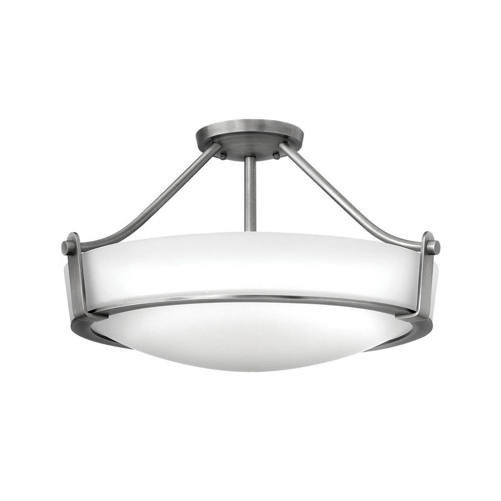 Hinkley Lighting 3221AN Antique Nickel Large Semi-flush Mount Image 1