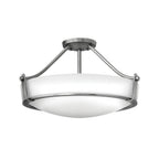 Hinkley Lighting 3221AN Antique Nickel Large Semi-flush Mount Image 1