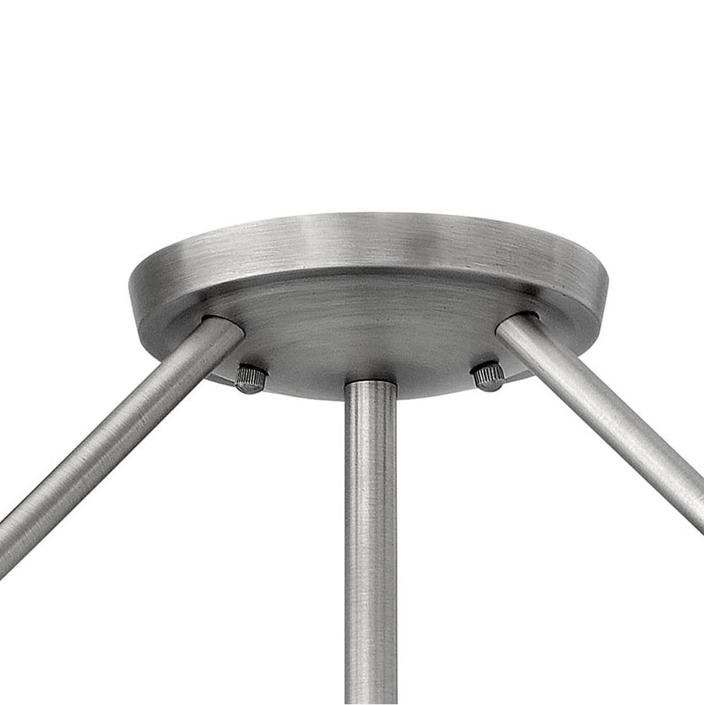 Hinkley Lighting 3221AN Antique Nickel Large Semi-flush Mount Image 3
