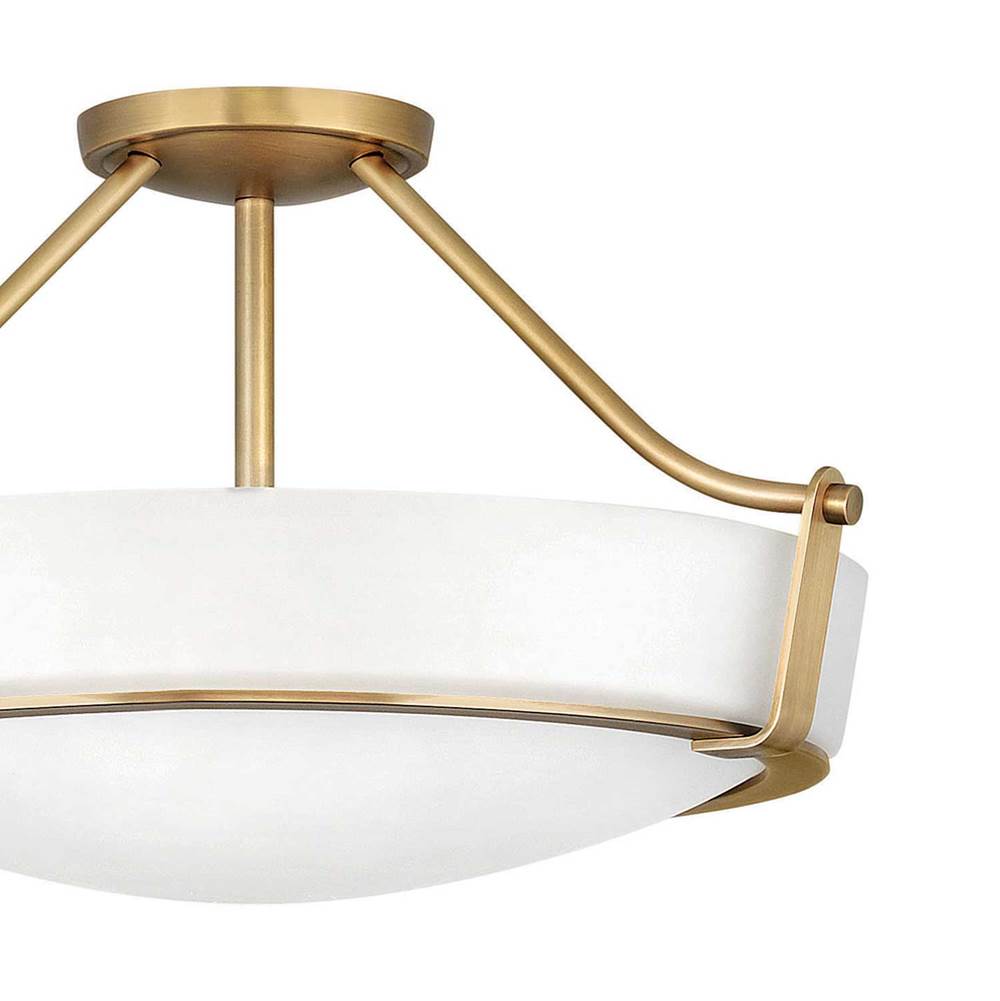 Hinkley Lighting 3221HB Heritage Brass Large Semi-flush Mount Image 4