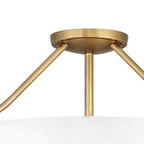 Hinkley Lighting 3221HB Heritage Brass Large Semi-flush Mount Image 3