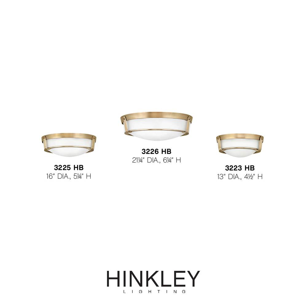 Hinkley Lighting 3225HB Heritage Brass Medium Flush Mount Image 2