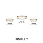 Hinkley Lighting 3225HB Heritage Brass Medium Flush Mount Image 2