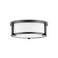 Hinkley Lighting 3241BK Black Medium Flush Mount Image 1