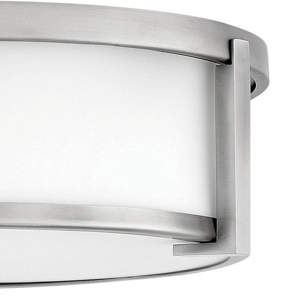 Hinkley Lighting 3243AN Antique Nickel Large Flush Mount Image 3