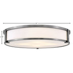 Hinkley Lighting 3244AN Antique Nickel Extra Large Flush Mount Image 4