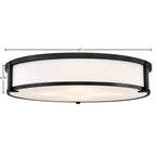 Hinkley Lighting 3244BK Black Extra Large Flush Mount Image 3