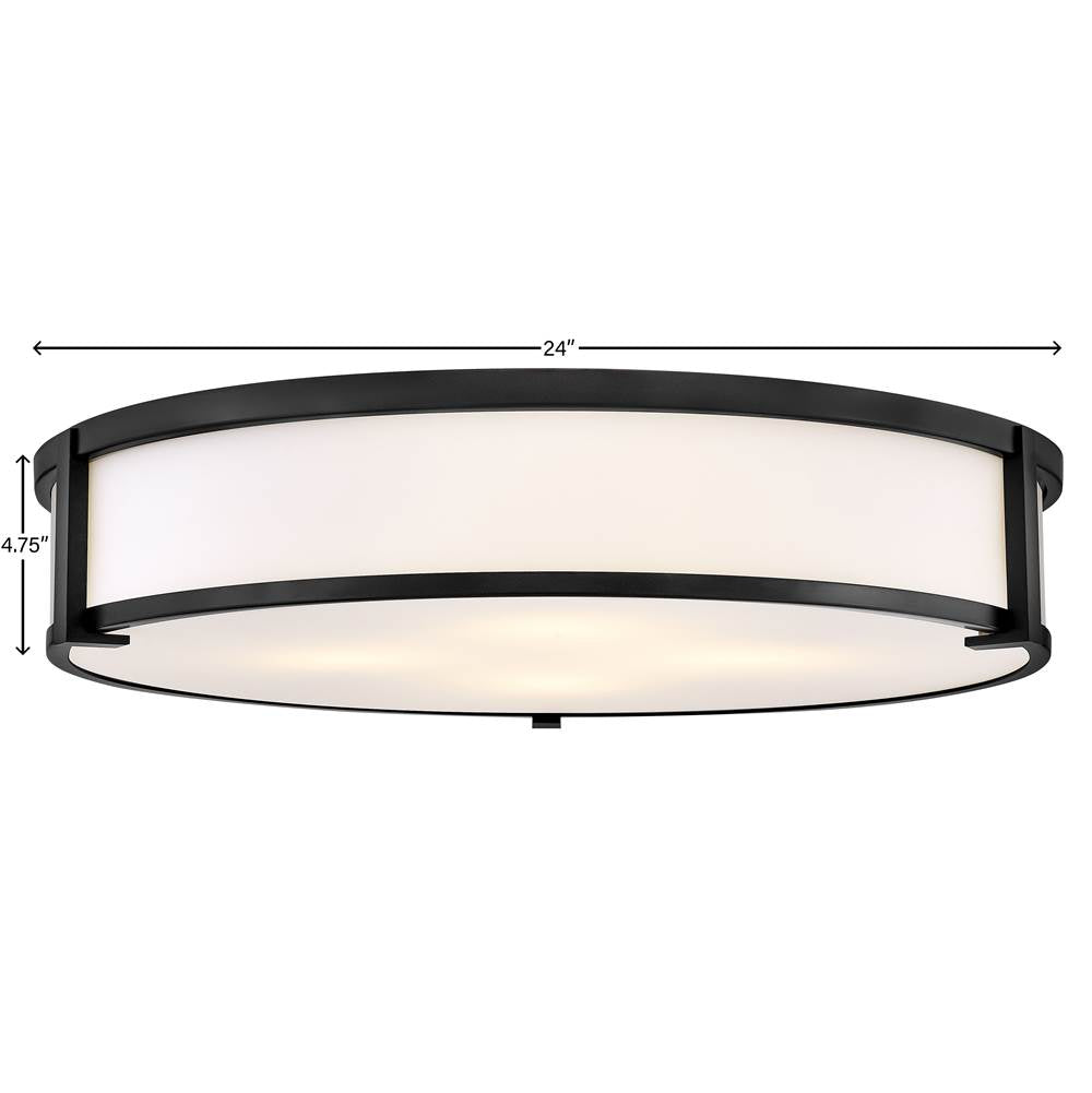 Hinkley Lighting 3244BK Black Extra Large Flush Mount Image 3