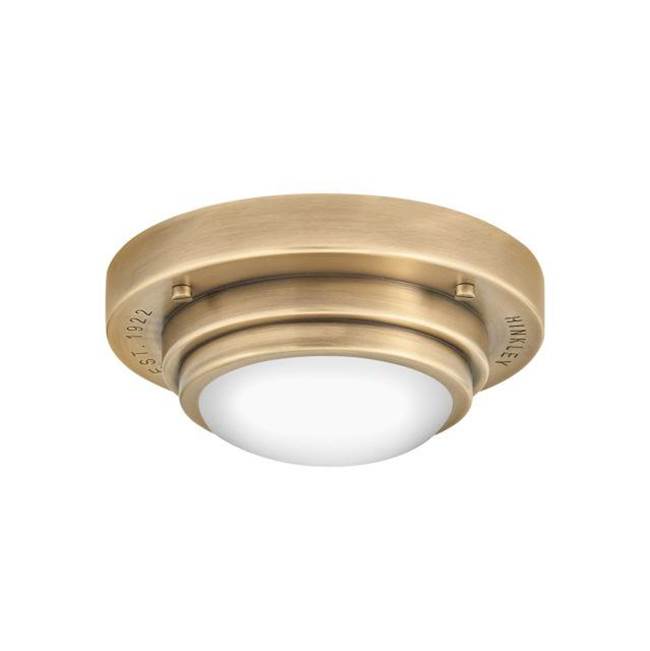 Hinkley Lighting 32704HB Heritage Brass Small Flush Mount Or Sconce Image 3