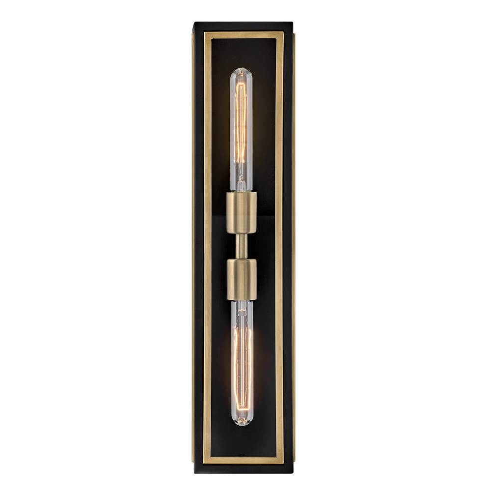 Hinkley Lighting 32980BK Black Two Light Sconce Image 6