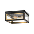 Hinkley Lighting 32981BK Black Medium Flush Mount Image 1