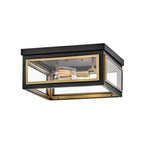 Hinkley Lighting 32981BK Black Medium Flush Mount Image 1