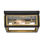 Hinkley Lighting 32981BK Black Medium Flush Mount Image 6