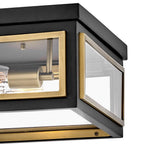 Hinkley Lighting 32981BK Black Medium Flush Mount Image 3